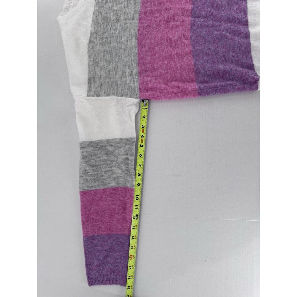 Andree By Unit Sweater Size M/L Colorblock Oversized Cozy Pink Crewneck $50 - Picture 11 of 15